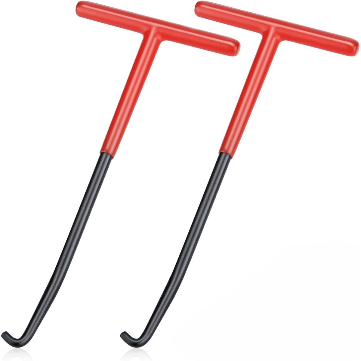 Dailygoods- Uitlaatveer Trekhaak - 2 Stuks - T-handvat - Rubber