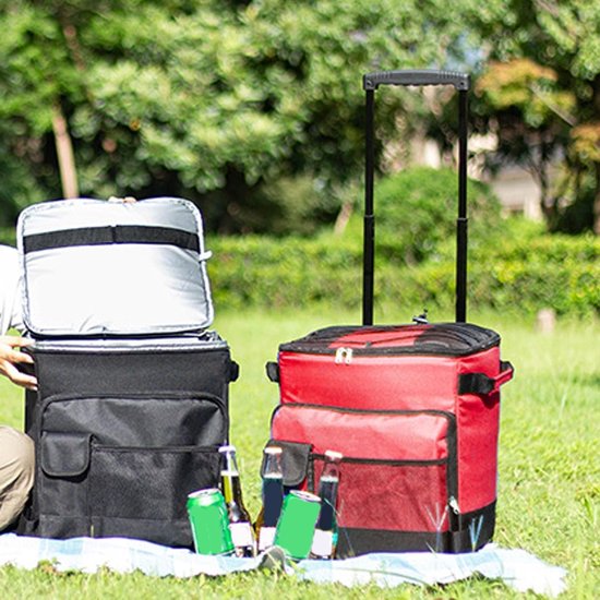 Mobiele Koelbox 43L - Geïsoleerde Zachte Koelbox met Grote Capaciteit, Lekvrij en Perfect voor Kamperen, Strand en Vissen — afbeelding 2
