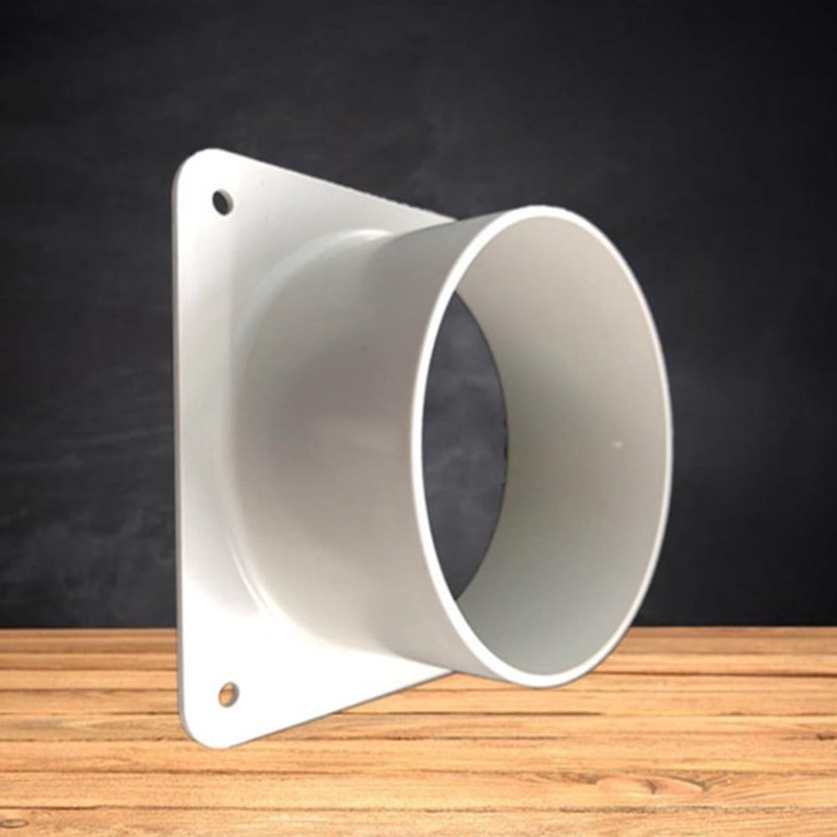 Dailygoody - Buisverbindingsflens - DIY-luchtventilatie - Hoogwaardig kunststof - 100 mm - Flensrechthoekige ventilatiepijpverbinding - Geschikt voor ..