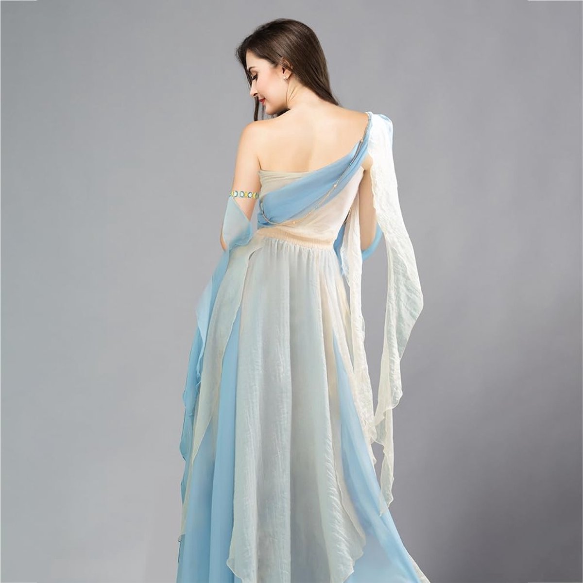 Jasmine Prinsessen Kostuum voor Vrouwen - Aladin Themadress met Top en Rok - Perfect voor Cosplay en Feestjes