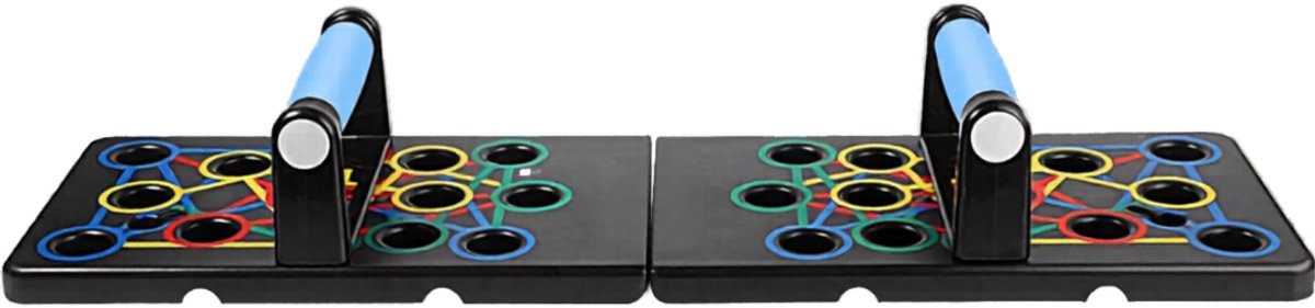 DnA® Push up Bord - Parallettes - Push up Board - Rood - 63cm x 19cm x 2cm