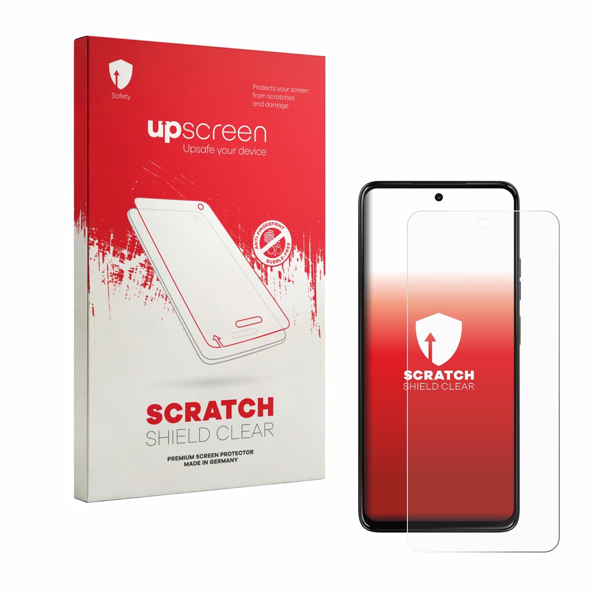 upscreen - Screenprotector voor Motorola Moto G47 - Folie Beschermfolie transparant