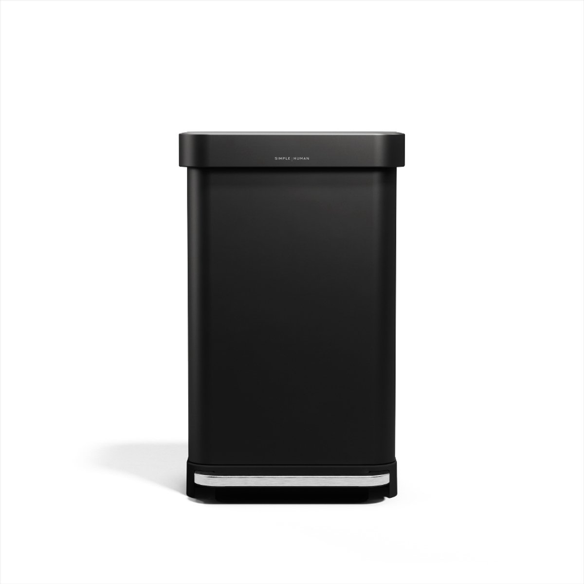 Simplehuman - Prullenbak Liner Pocket 45 liter - Zwart - Roestvast Staal