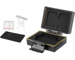 2 in 1 SD Kaart Houder en Accu voor Ricoh GRIII, Olympus TG-7, Compatibel met Diverse Camera's en Batterijen
