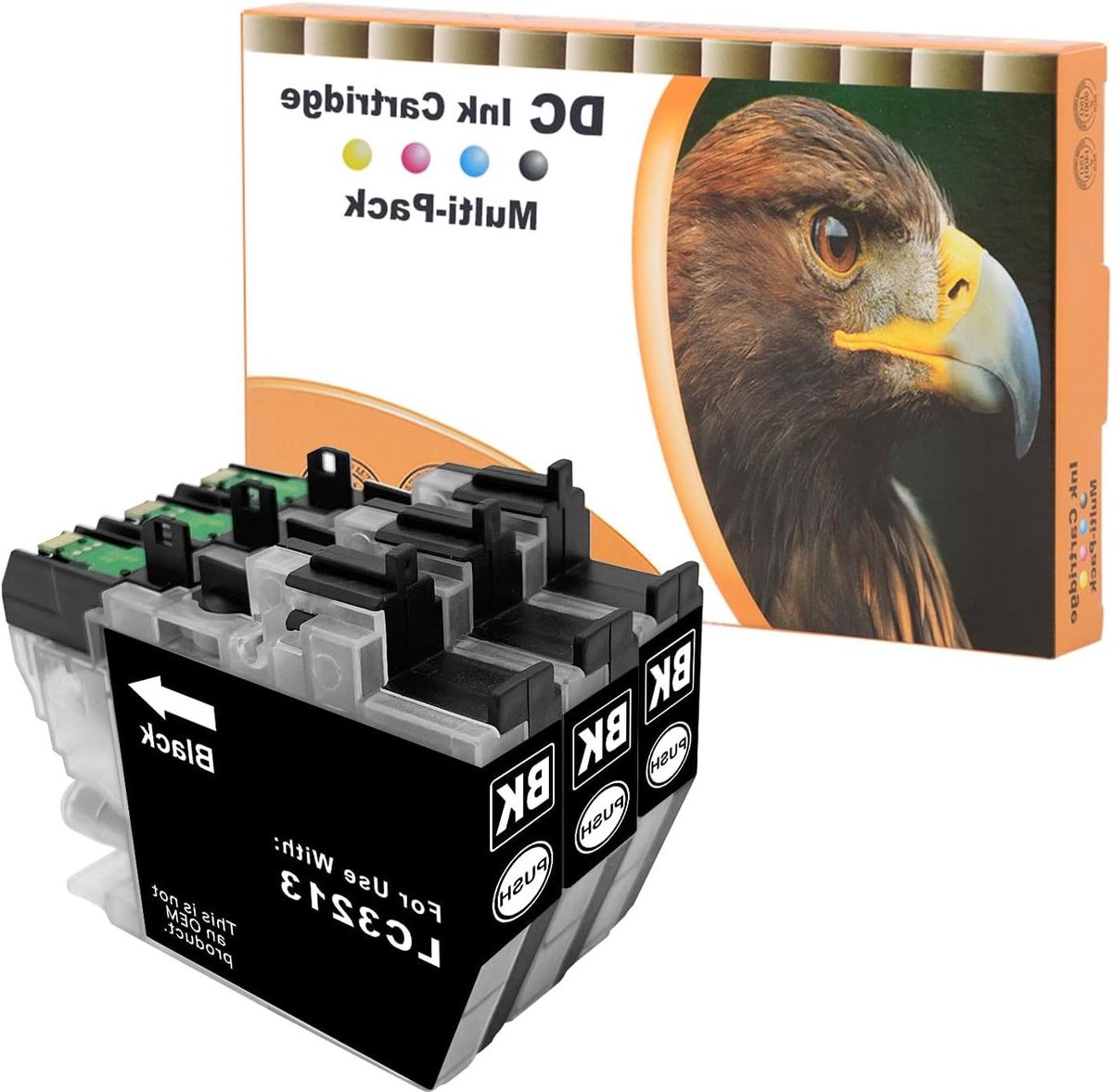 Inktcartridges - Navullingen - Thuis printen - Hoge kwaliteit compatibel - 3 stuks - Zwart