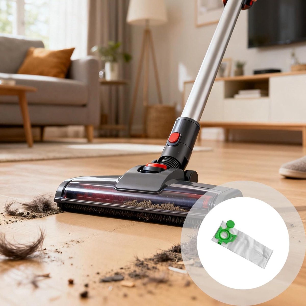 Stofzuigerzakken - Stofzakken - Schoon Huis - Uitstekende Filtratie - 10 stuks - Wit
