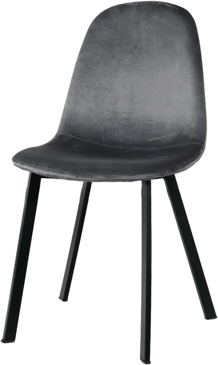 Eetkamerstoelen Set - Stoelen Velvet - Gezellig Tafelen - Gemakkelijke Montage - 4 Stuks -
