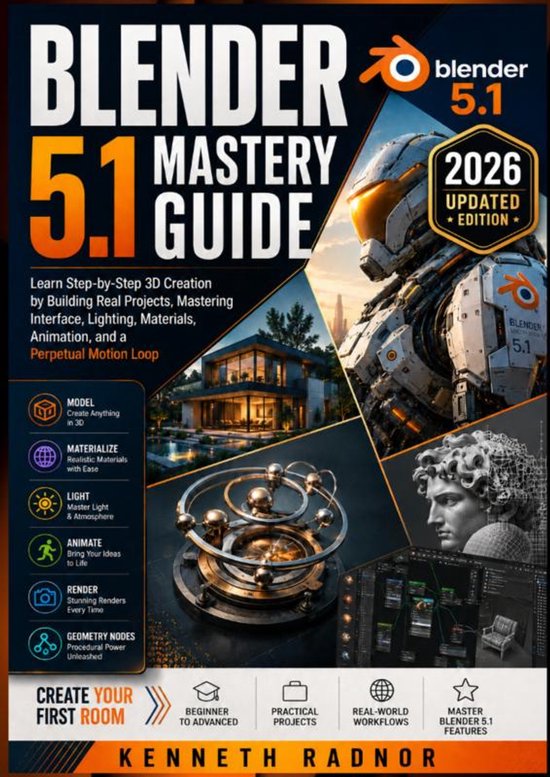 Blender 5.1 Mastery Guide - cover