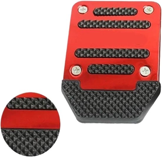 Auto Pedaal Covers - Antislip Gas Rem - Veiliger Rijden - Verbeterde Grip - Universeel - Zilver — afbeelding 5