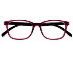 INY I Need You leesbril LUCKY G66400 rood met zwart +3.50 dpt