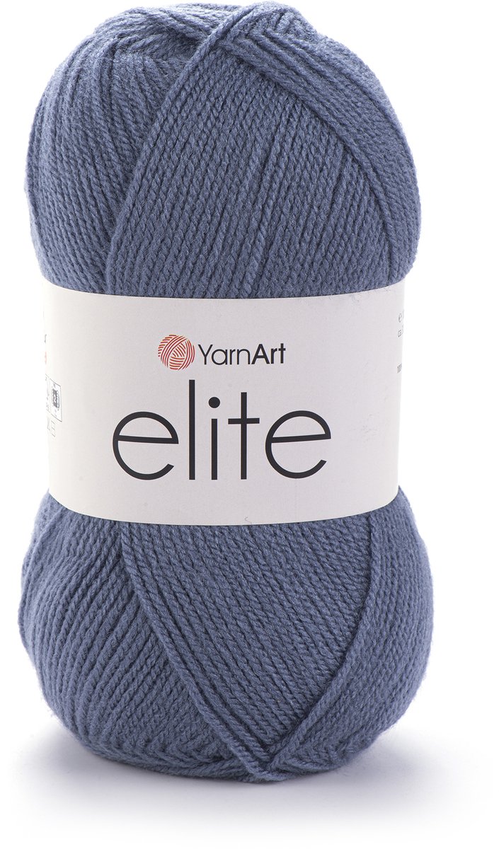 YarnArt Elite Garen – Premium Acryl Breigaren & Haakgaren voor Dekens, Truien en Accessoires - 100g / 300m - Kleur 842