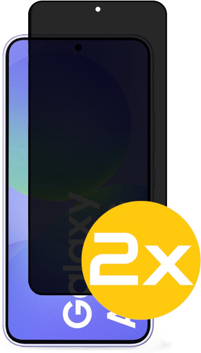 Privacy Screenprotector Geschikt Voor Samsung A36 - Volledige Beschermglas - 2 Stuks