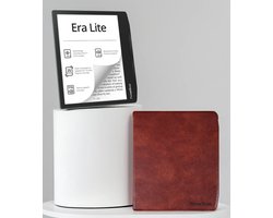 PocketBook Era Lite - 7 inch - Stone Green met Bruine Shell Cover - Voordeelbundel