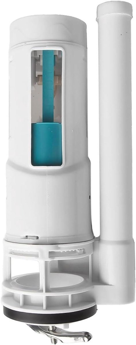 Toilet Spoelklep - Dubbel Spoelen - Sanitair Reparatie - Verstelbare Hoogte - 26 x 11 x 8 cm - Wit