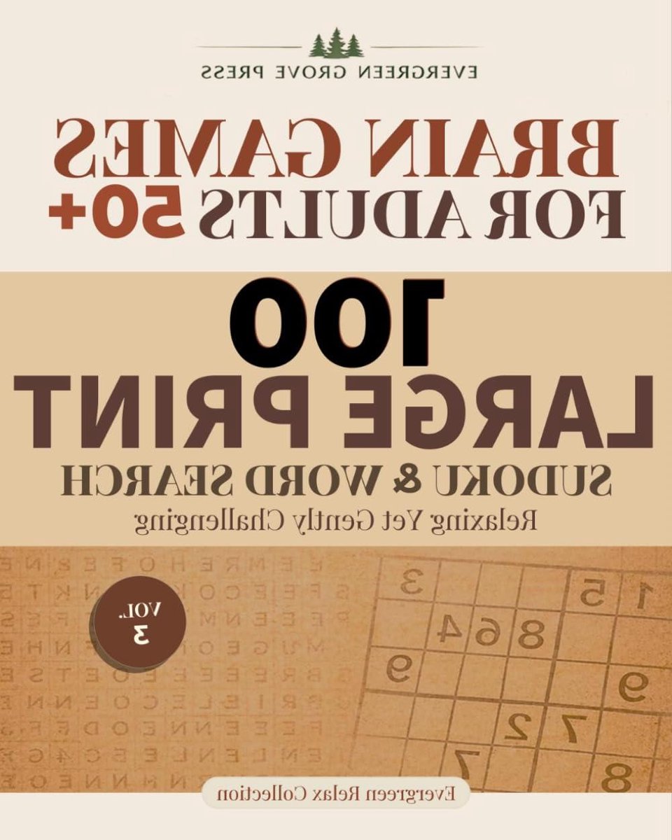 Hersenkrakers voor Volwassenen - Grote Puzzels - Ontspanning en Mentale Fitheid - Extra Grote Letter - 100 Puzzels