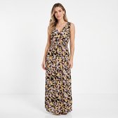 Dames Lange Zomerjurk / Strandjurk 808 One size S-XL zwart