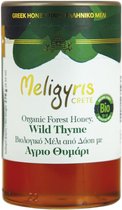 Meligyris Griekse Biologische Honing - Wilde Tijmhoning - Rauwe Honing - Onbewerkt & Puur - 270g