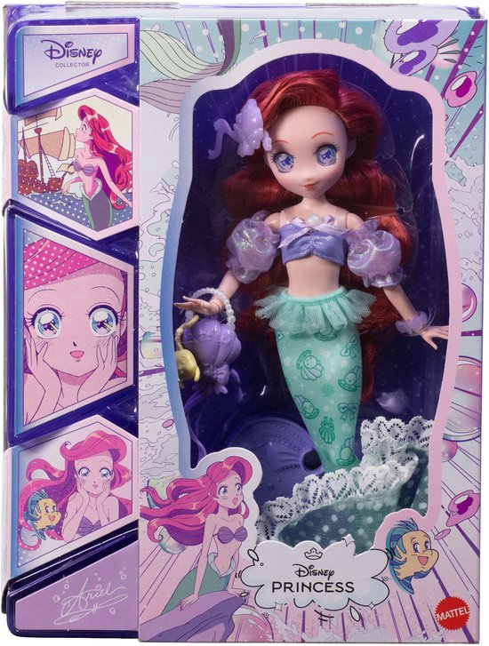 Disney Collector Prinses Zeemeermin Ariël - Mangapop en accessoires - Beweegbaar en verzamelobject van Disney — afbeelding 2