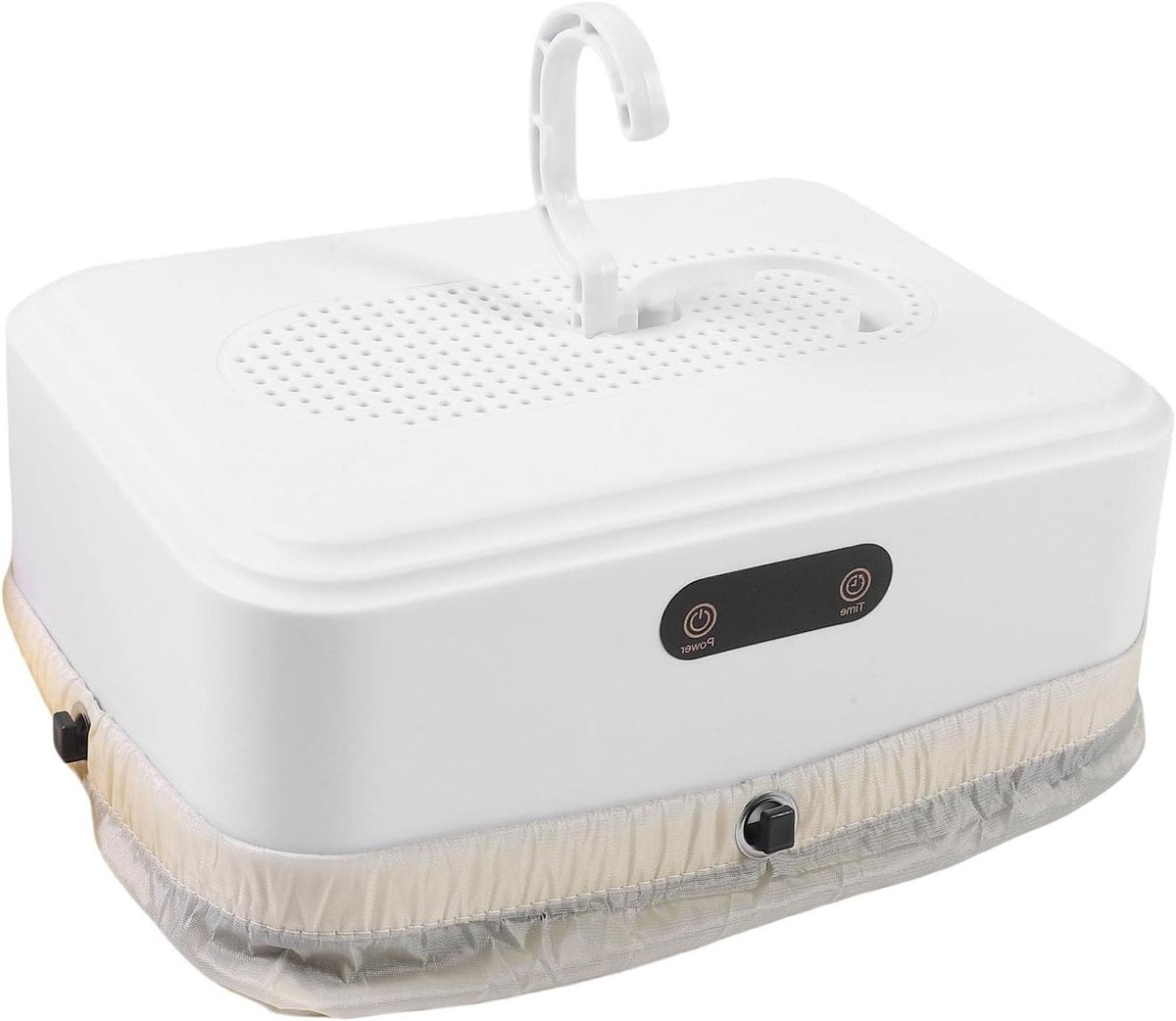 Draagbare Wasdroger Mini Droger Snel Kleding Drogen Digitale Timer 10 Liter Wit