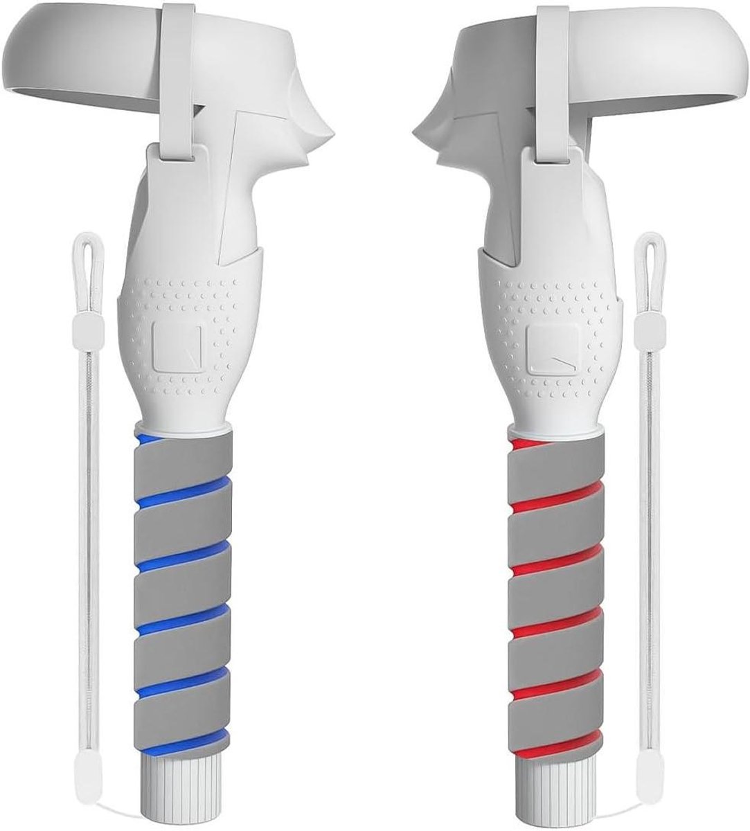 VR Controller Handvatten - VR Accessoires - Beat Saber Spelen - Quick Release Design - 26.1 cm - Wit