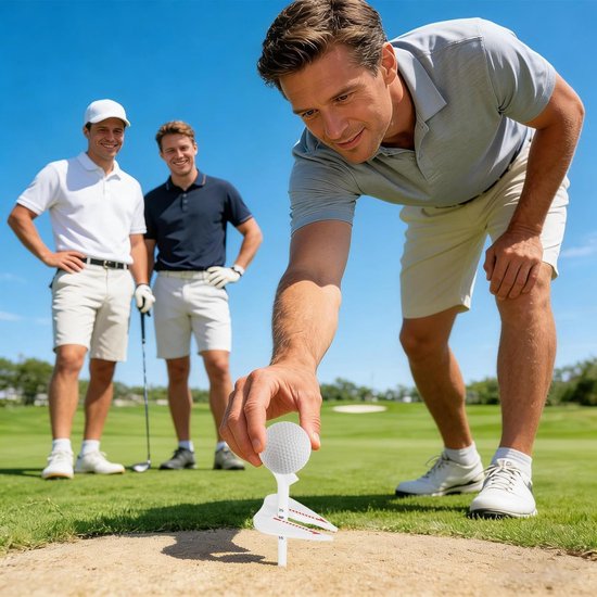 Golf Tees - Trainings tees - Swing Verbeteren - Geïntegreerde Lijngeleider - 6 stuks - Uniek van GOLF — afbeelding 3