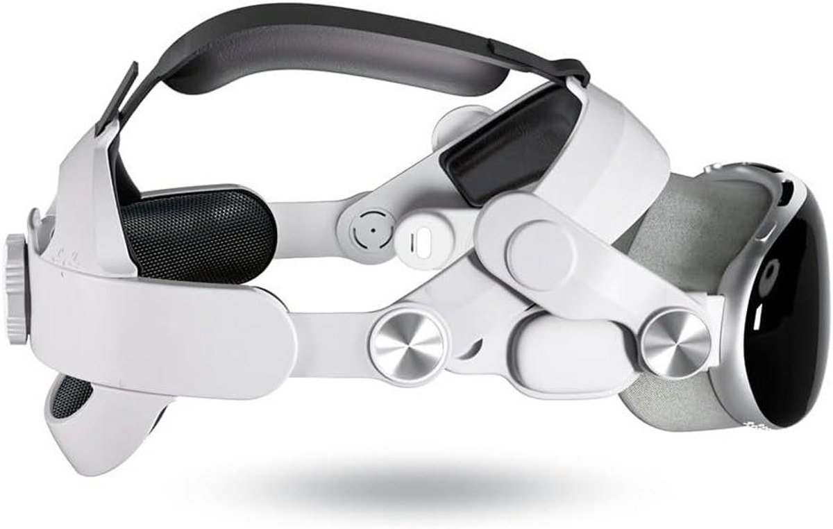 VR Hoofdband Vervanging - Verstelbare Bandjes - Comfortabel Gebruik - Ergonomisch Ontwerp - 21 x 16 x 13 cm - Wit