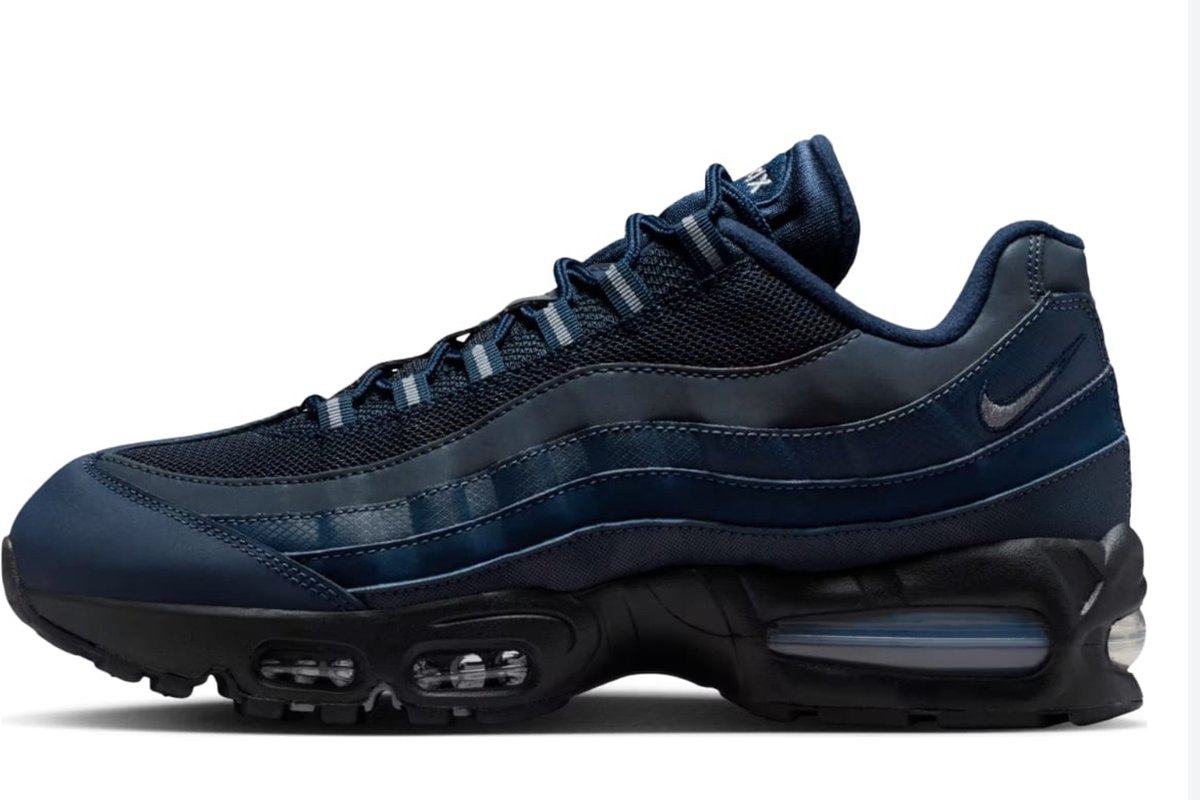 Nike Nike Air max 95 Big Bubble Sneakers Unisex Obsidian Zwart
