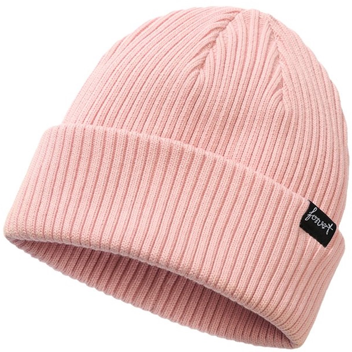 FORVERT - Powerbird Rib Beanie Muts - Roze
