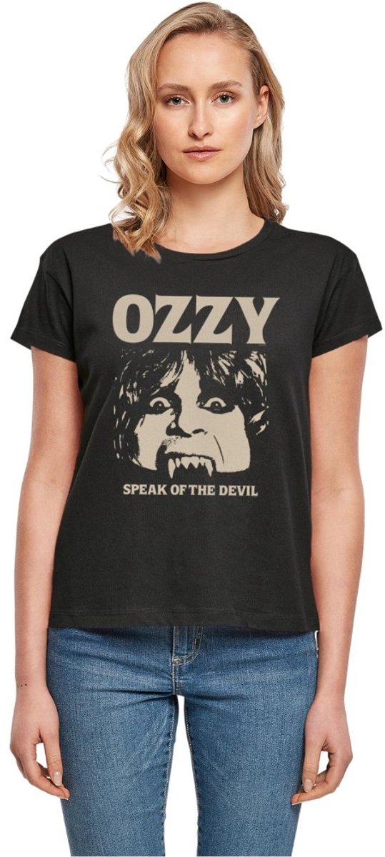 Merchcode Ozzy Osbourne - Speak Of The Devil Box Dames Tshirt - L - Zwart