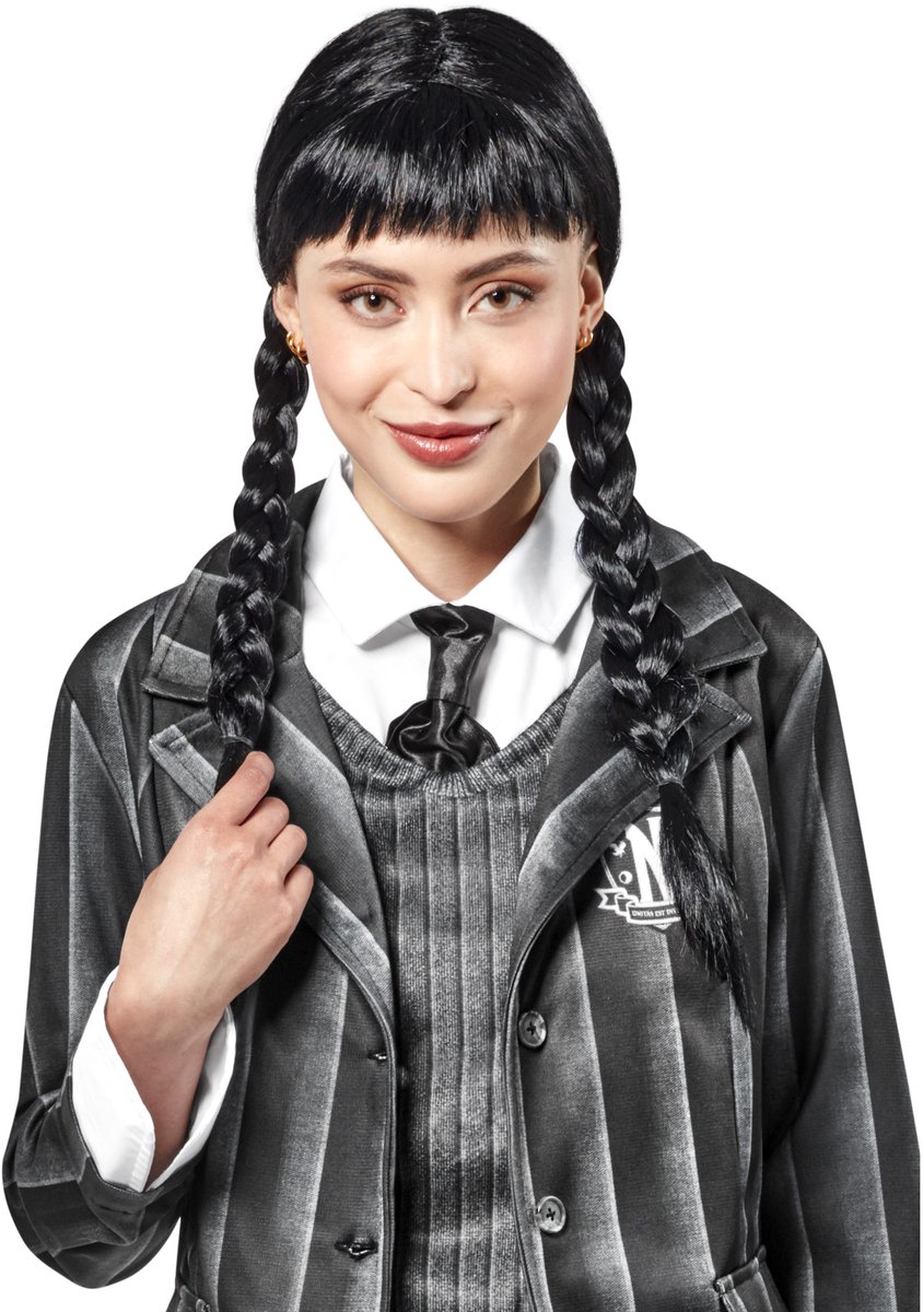Wednesday Adams adult Wig