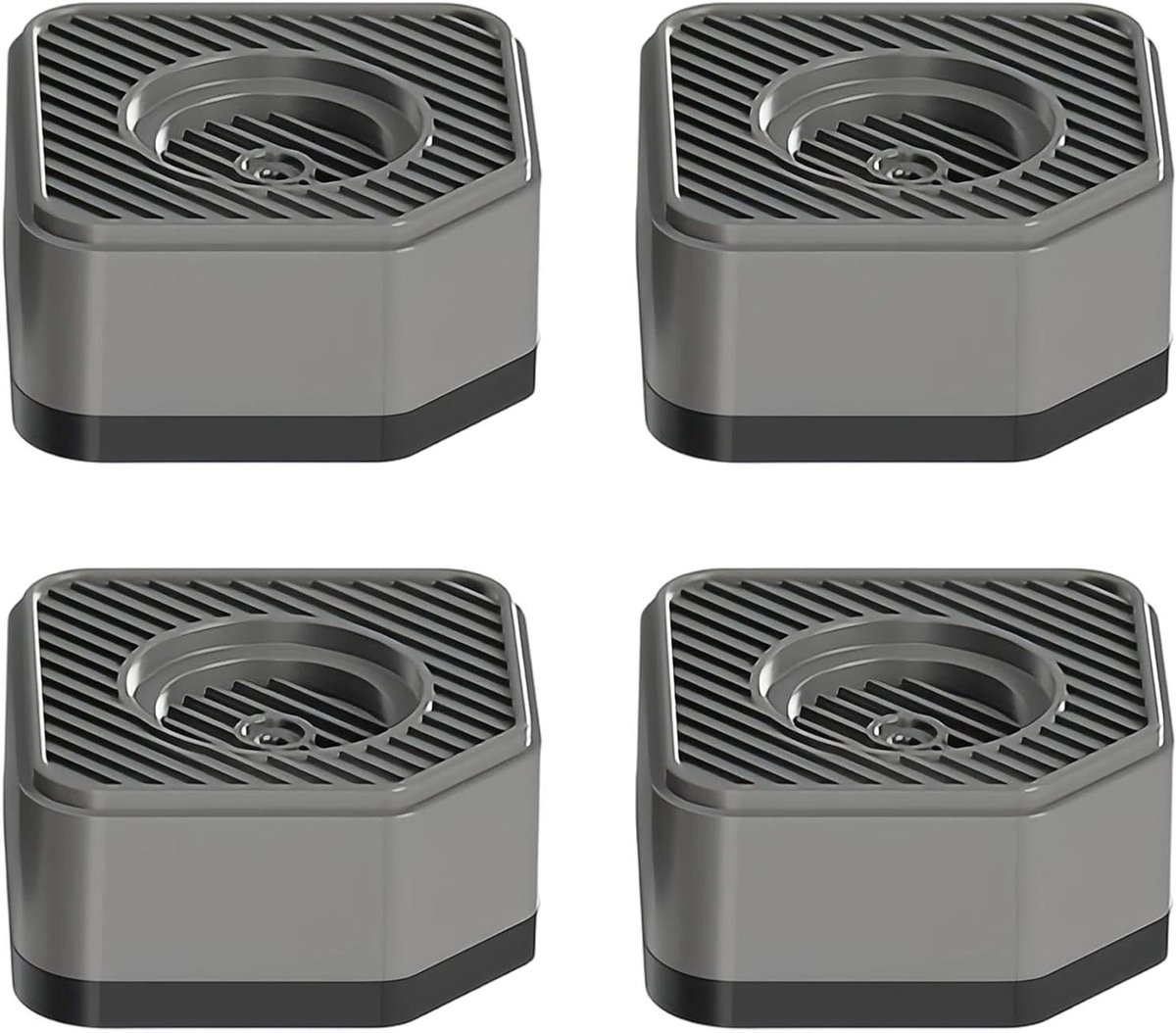 Vibratie Demper voor Wasmachines - 4 Stuks Antislip Voeten, Geluidsreductie voor Wasmachines, Koelkasten en Airco's