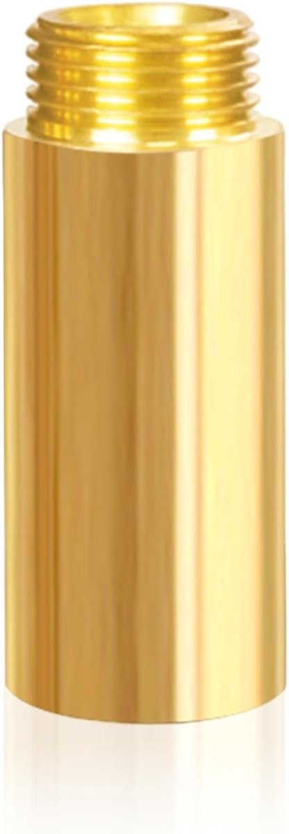 Brass Kraanverlengstuk G1/2" x 50mm, Verlengstuk voor Kraan, Draadverbinding, Kranen en Fittingen