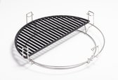 Kamado Joe® Halve Maan Gietijzeren Grillrooster Classic Joe® – Perfect voor Dichtschroeien van Vlees