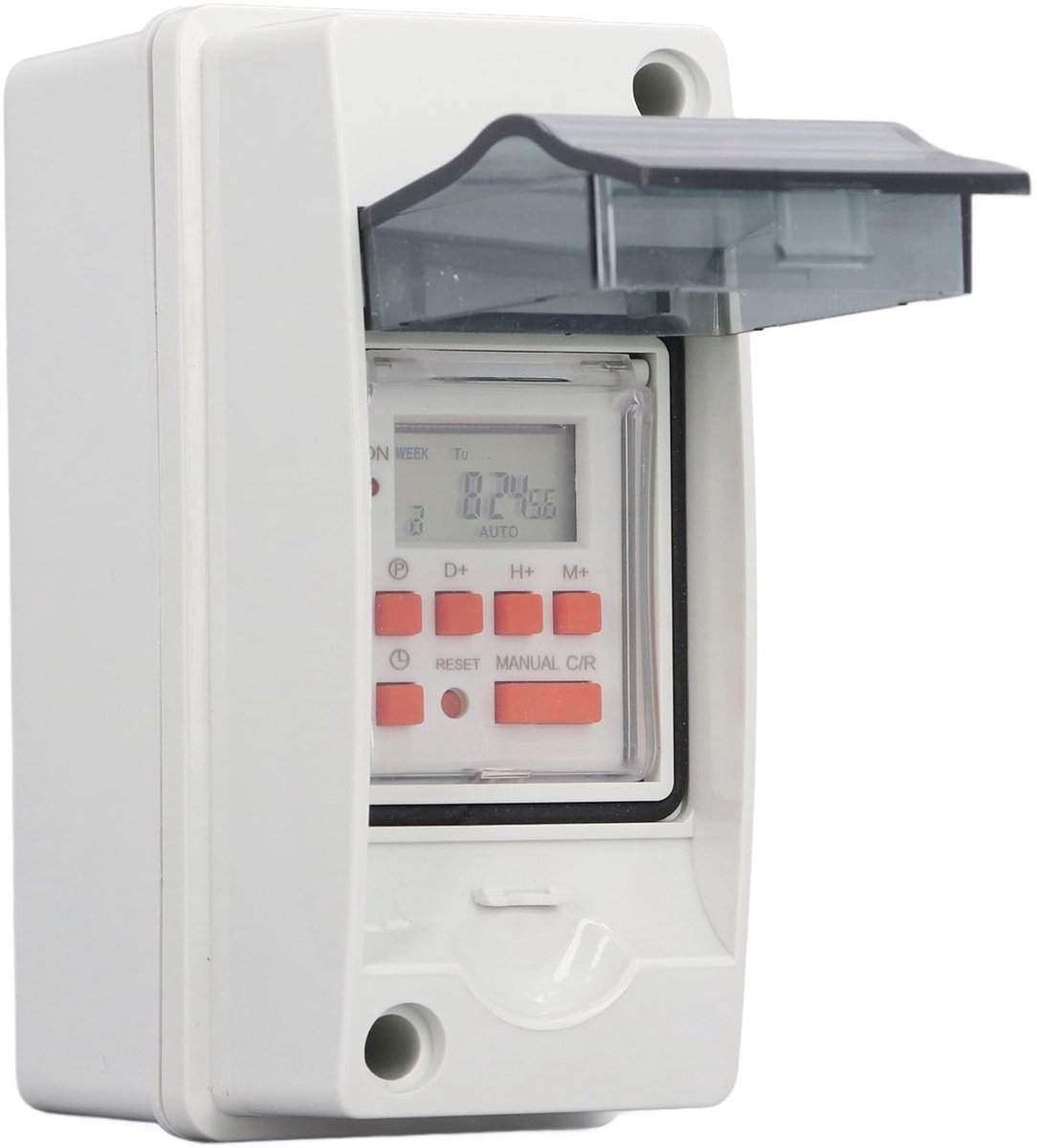 OmGoods - Dailygoody - Zwembadpomptimer - Programmeerbare tijdschakelaar - Waterdicht en gebruiksvriendelijk - LCD-display - Automatische regeling - Geschikt vo