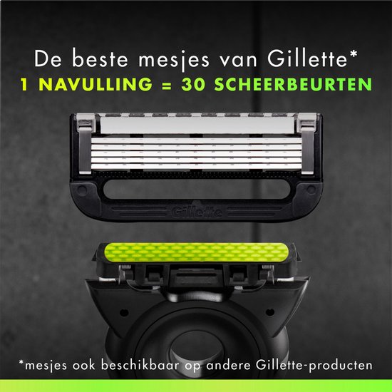 Gillette Labs - Scheermesjes voor Mannen - 12 Navulmesjes - Compatibel Met Gillette Labs Met Exfoliating Bar En Heated Razor