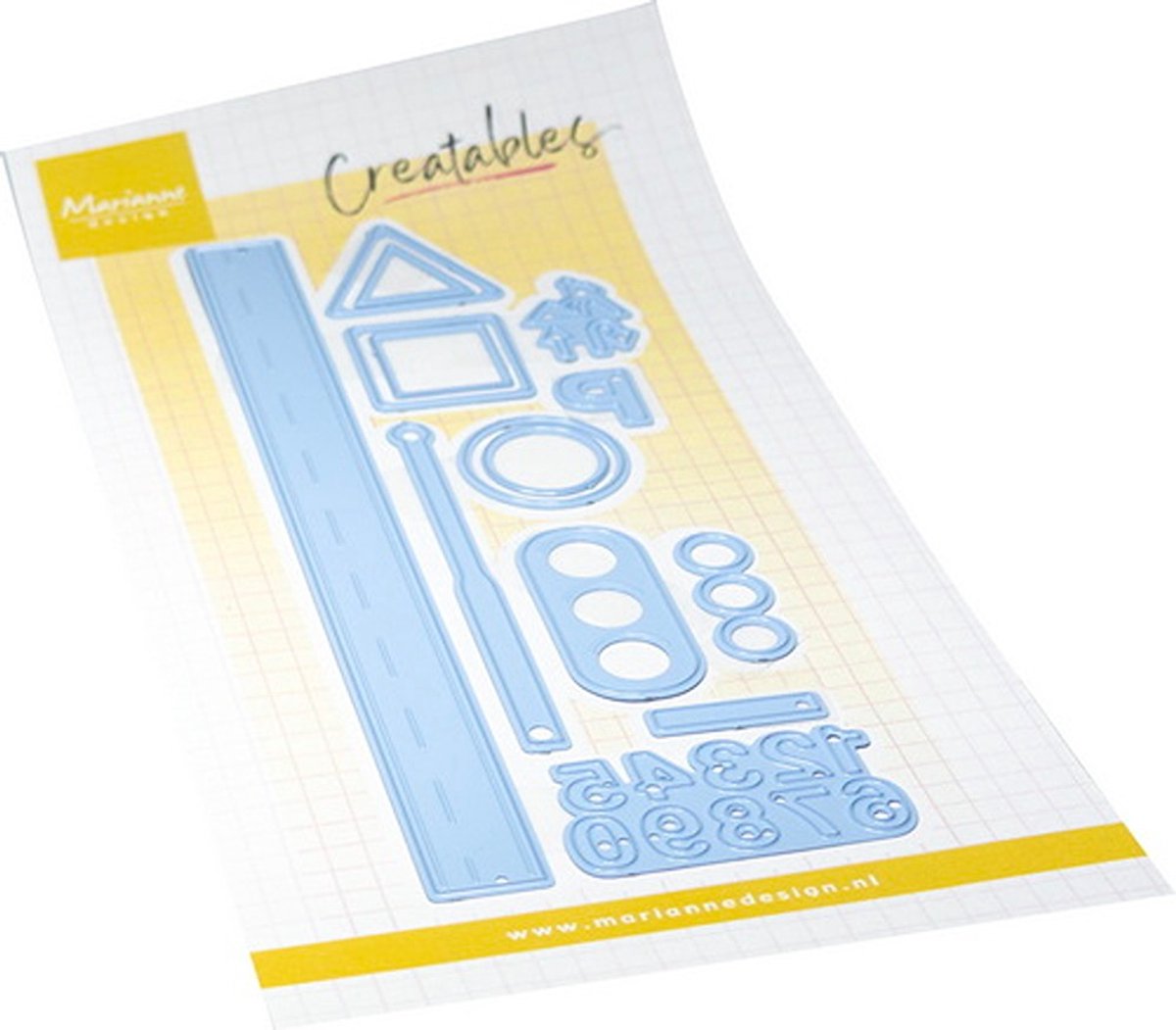 Marianne Design, Creatables stencil Traffic, LR0959
