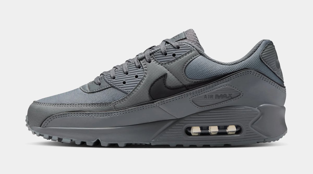 Nike Nike Air Max 90 Premium “”Smoke “” Sneakers Unisex Zwart