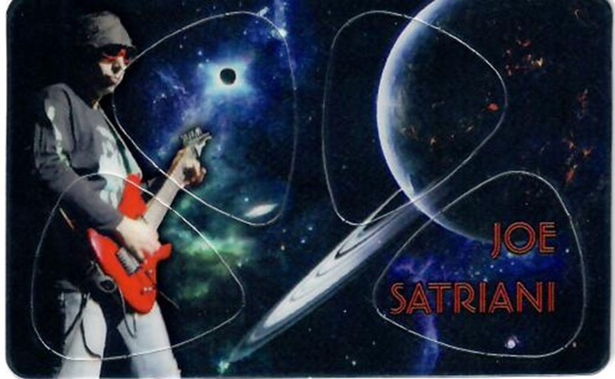 Joe Satriani - Plectrum - Pikcard met 4 plectrums