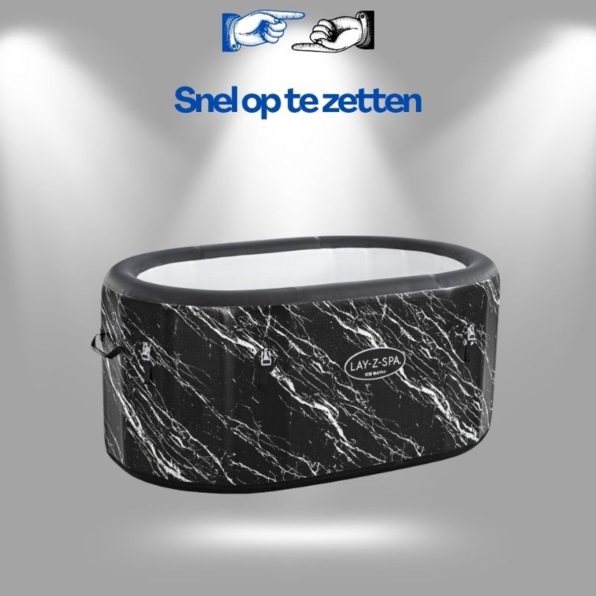 F.H. LEAN Lay-Z-Spa Glacial Dip IJsbad 6002Q Opblaasbaar - afbeelding 2