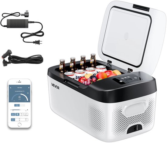 Zolara Draagbare Koelbox - Koelen en bevriezen - Snelle werking - Met USB - Bluetooth - App-bediening - 12V - Autokoelkast - Mobiele elektrische koeltas - Outdoor - Compressor - Camping - Auto - Camper - App-bediening - Zomer - Hitte - Glamping van Zolara — afbeelding 2