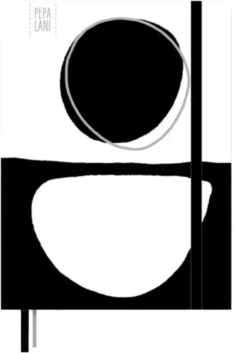 Pepa Lani Bullet Journal Black & White Stones