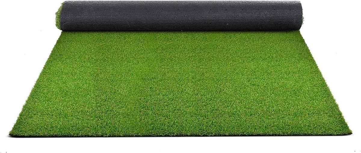 Kunstgras Tapijt - Siergras Gazon - Balkon Decoratie - UV Bestendig - 50x50 cm - Groen
