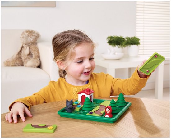 SmartGames Roodkapje - Logisch Denkspel voor Kleuters & Jonge Kinderen - 48 Opdrachten met Prentenboek - Educatief Solospel - Vanaf 4 Jaar