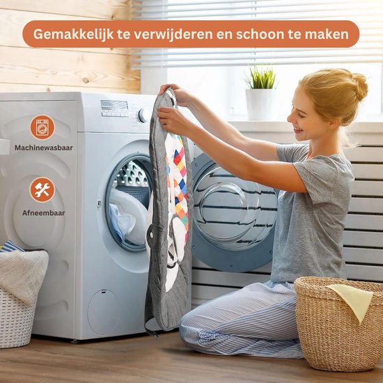 HEZIVO® Wipstoel Elektrisch - Babyschommel - Schommelstoel Baby - 5 Snelheden en Timer - Grijs van hezivo — afbeelding 2