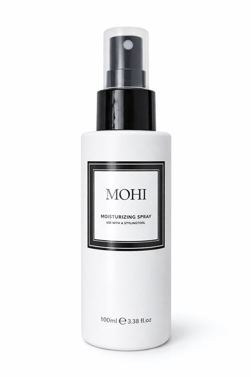 Bol.com MOHI Hydraterende Haarspray 100ml - Haar verzorging - Haar spray - Hairspray - Haarverzorging - Fles aanbieding