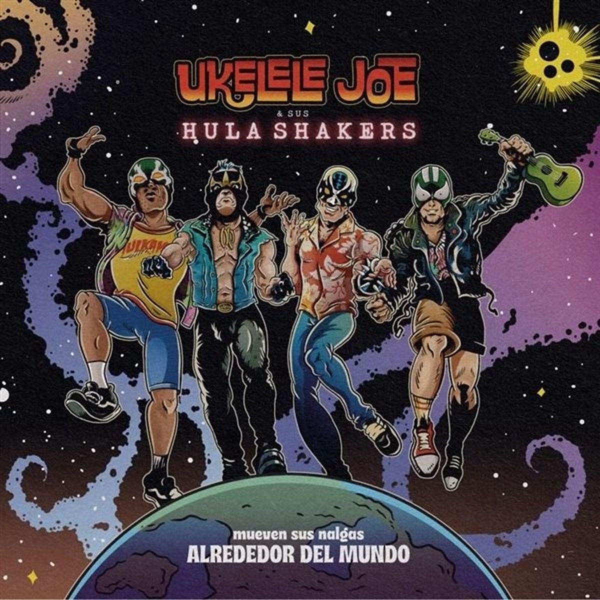 Ukelele Joe & His Hula Shakers - Mueven Sus Nalgas Alrededor De Mundo (LP)
