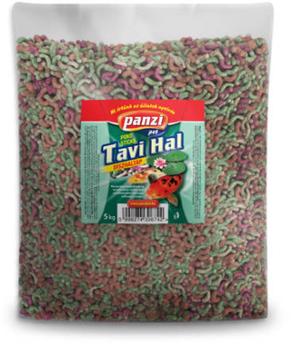 Panzi Pet - Vijvervisvoer – Vissenvoer - Compleet voer voor koi en siervissen - 5kg