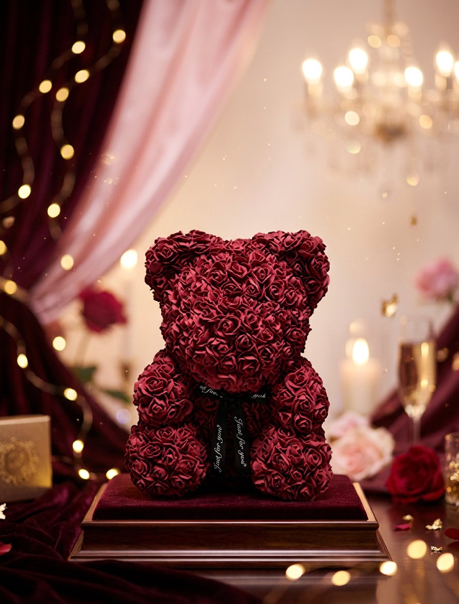 vaderdag moederdag verjaardag cadeau valentijnscadeau - Love teddy beer valentijn cadeautje Knuffel rozen valentijn knuffel Cadeau Valentijnsdag, Valentijn, Huwelijk,romantisch, vrouw perfect cadeau voor valentijnsdag