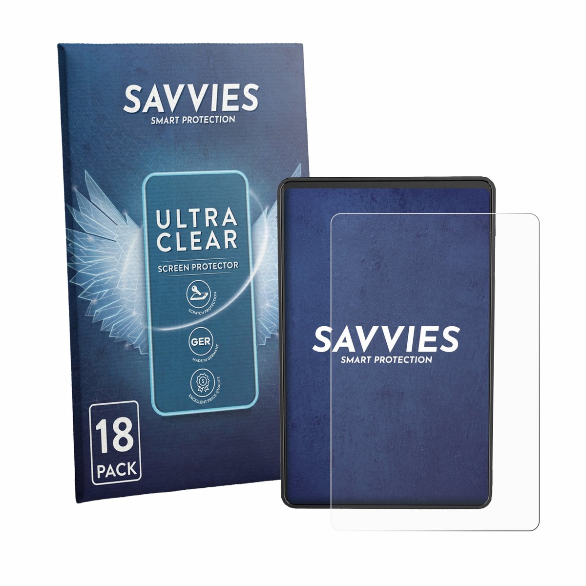 Savvies - Screenprotector voor Bafang VD04 - Folie Beschermfolie transparant 18 Stuks