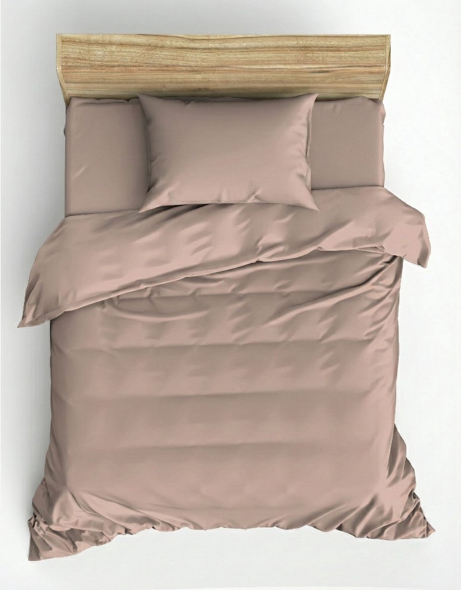 L'Essentiel Maison Plain - Dekbedovertrek - Ranforce - Beige - 155x220